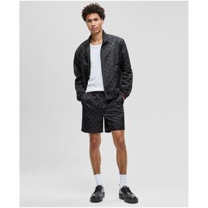 Mode Of One Mens Check Jacquard Casual Walking Shorts, NWT